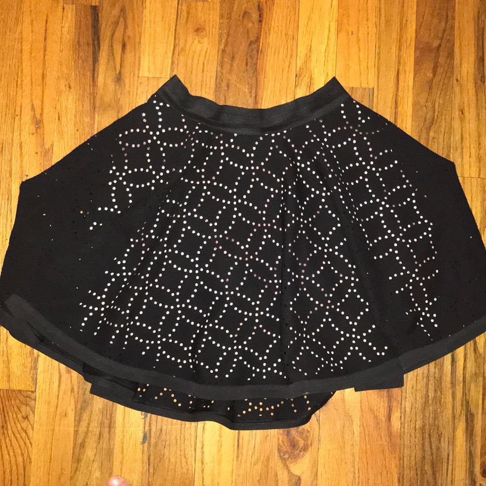 Nasty Gal Black Skater Skirt